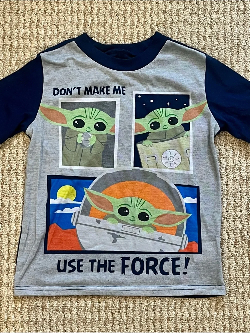 Star Wars Boys Pajama Lot Size 8 - Mandalorian Grogu Baby Yoda